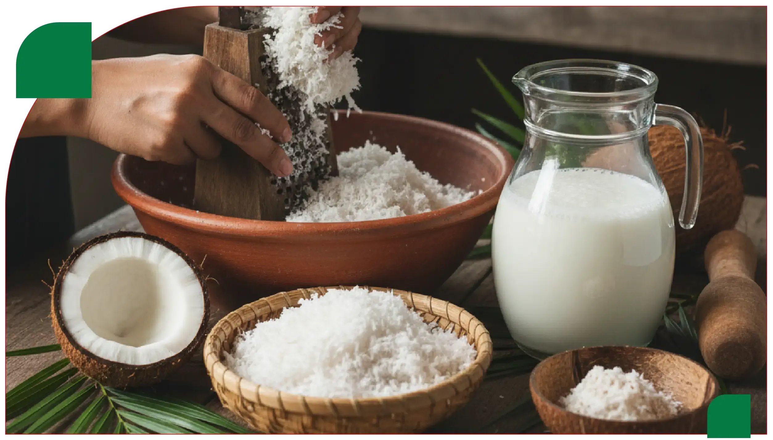 The Process and Composition of Coconut Milk